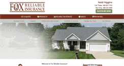 Desktop Screenshot of foxreliableinsurance.biz