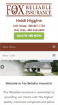 Mobile Screenshot of foxreliableinsurance.biz